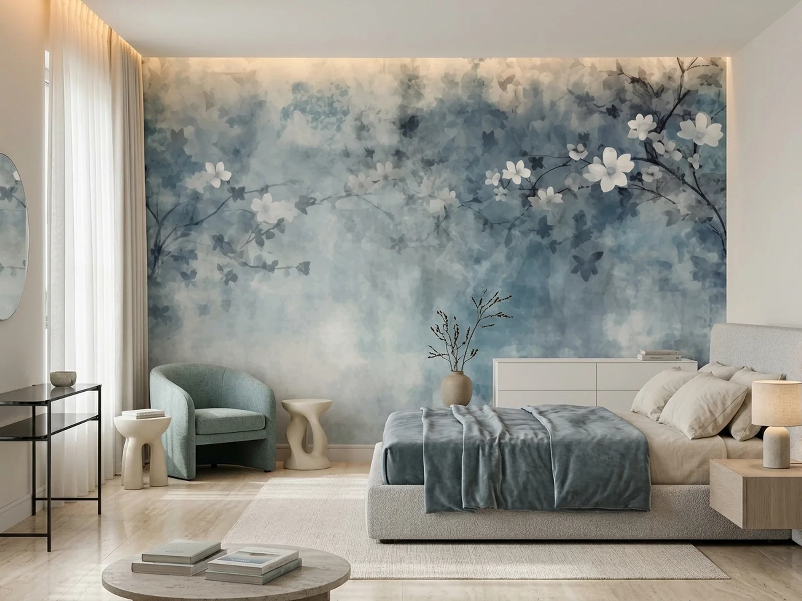Blossoming Serenity v prostoru