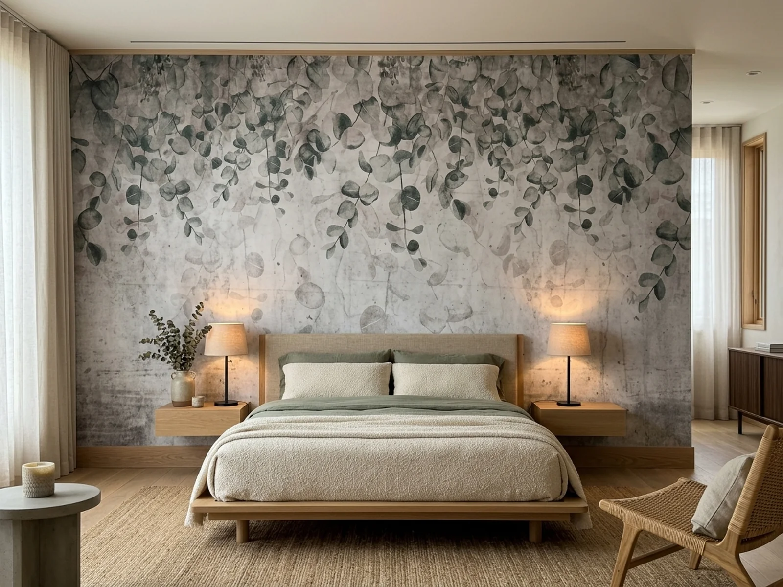 Elegant Leafy Minimalism u prostoru