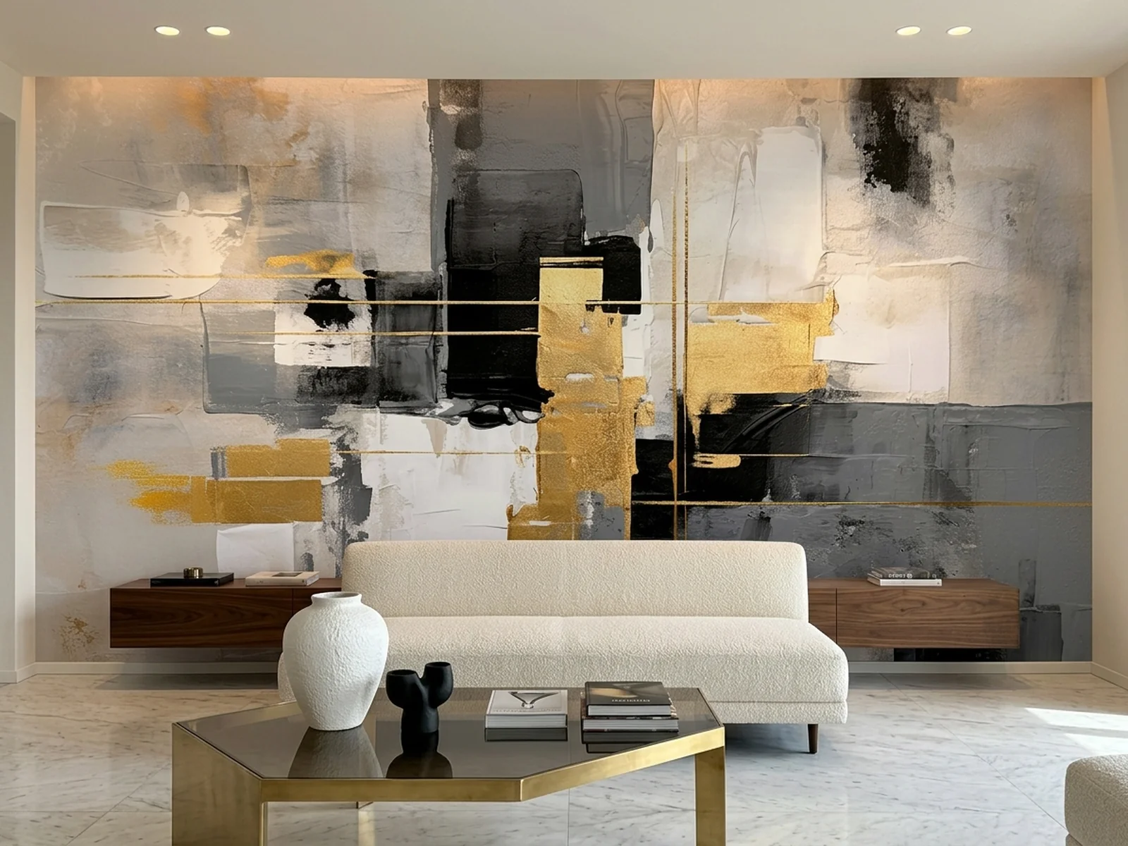 Golden Abstract Geometry v prostoru