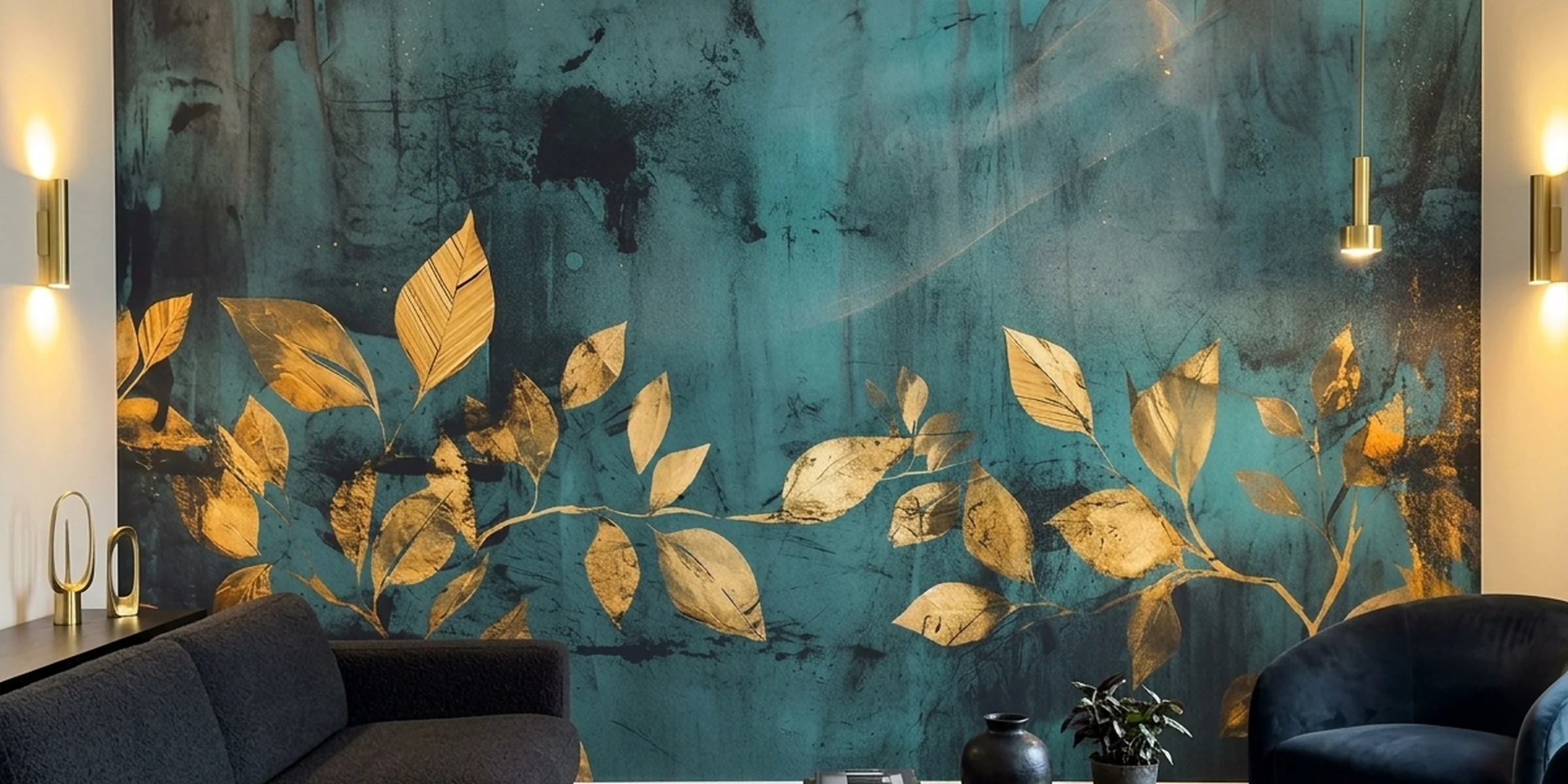Golden Leaves Elegance