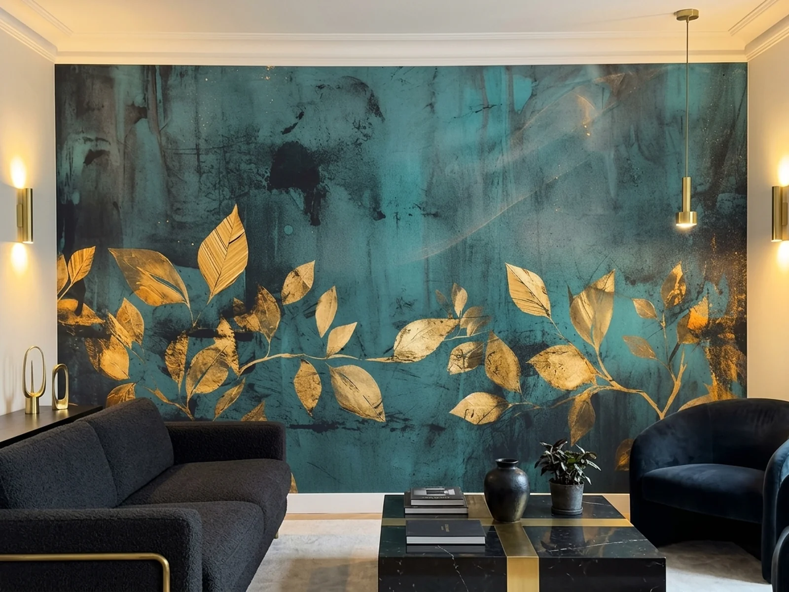 Golden Leaves Elegance u prostoru