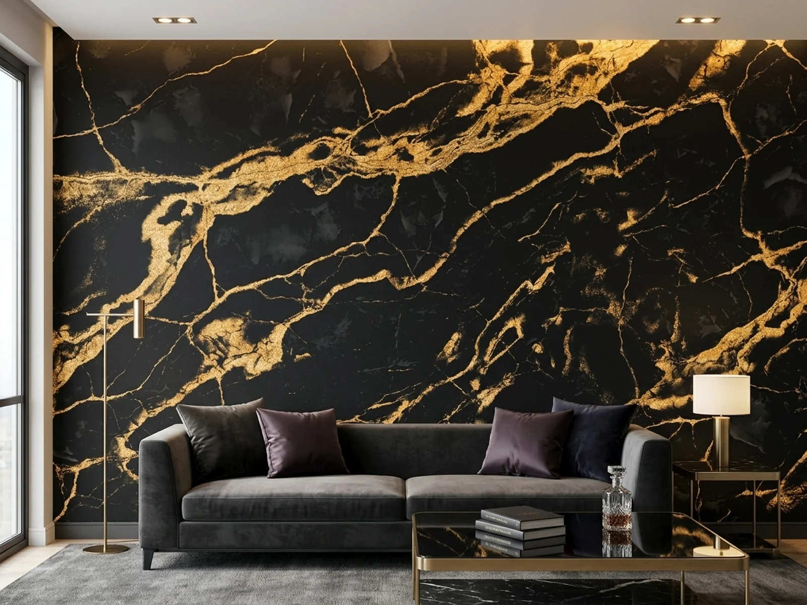 Golden Vein Marble u prostoru