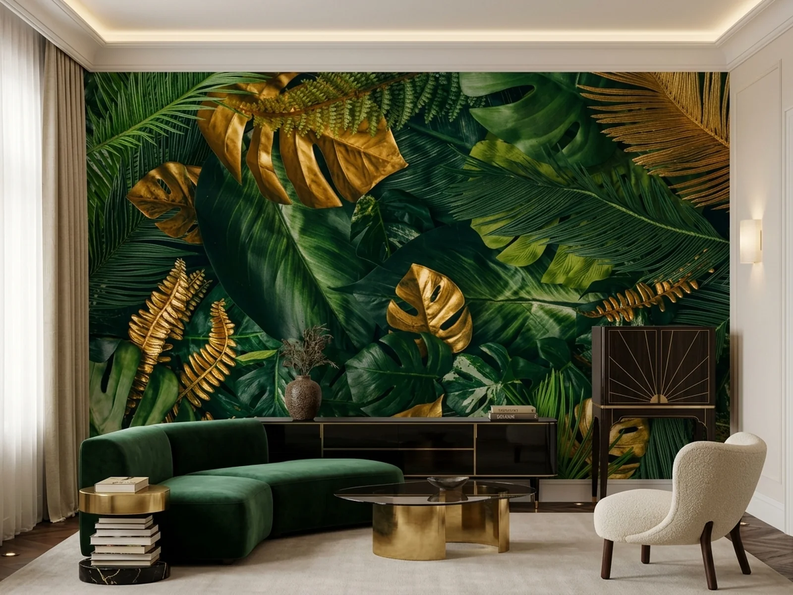 Lush Golden Foliage u prostoru